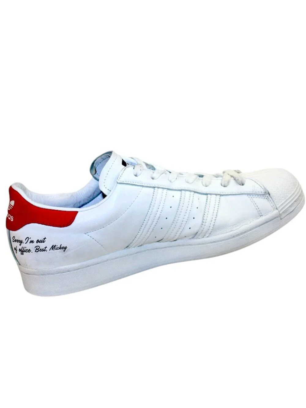 Adidas X Mickey Mouse Disney FW2901 Super Star Lace-Up Sneakers Size 12